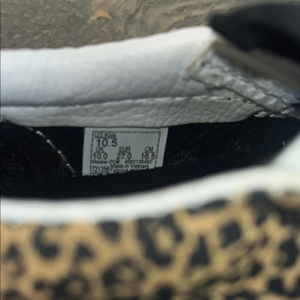 Vans Kids Leopard Print Slip-On Sneakers Little Girls 10.5 -  Animal Print Retro - Picture 3 of 9